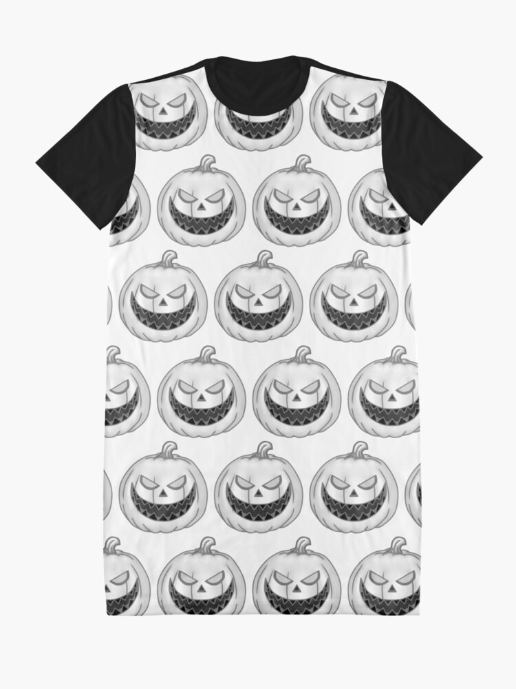 Alternate view of White Pumpkins Graphic T-Shirt Dress
