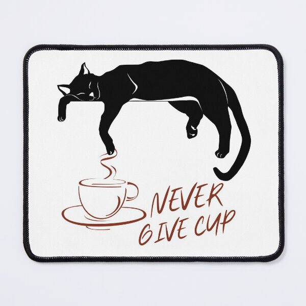 Item preview, Lazy black cat dream of coffee designed and sold by Benchamart.