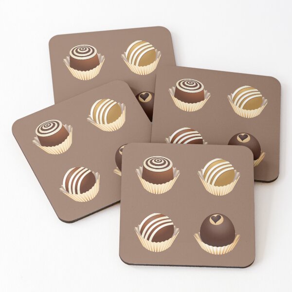 Item preview, Chocolate Truffles Candy Sticker Pack 1 designed and sold by MarikaJohnson.