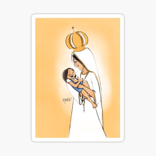 Virgin of Fatima Sticker