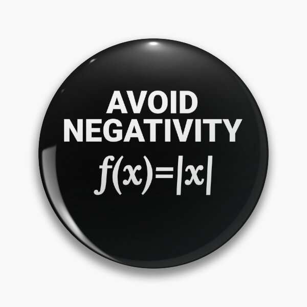 Item preview, Avoid Negativity Be Positive Algebra Teacher Funny Math designed and sold by The Junto Shop.