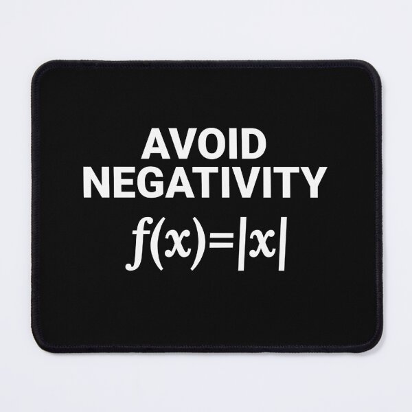 Item preview, Avoid Negativity Be Positive Algebra Teacher Funny Math designed and sold by The Junto Shop.
