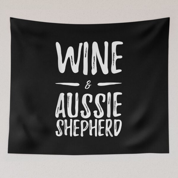 Item preview,  Wine Australian Shepherd Gift Idea designed and sold by rubysheila.