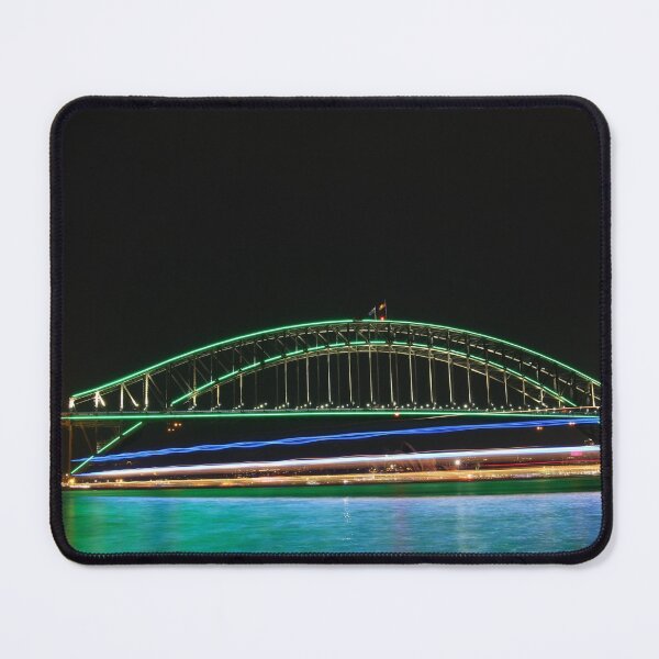 Item preview, Sydney Harbour Bridge during Vivid Sydney 2017 designed and sold by ItsDanielShaw.