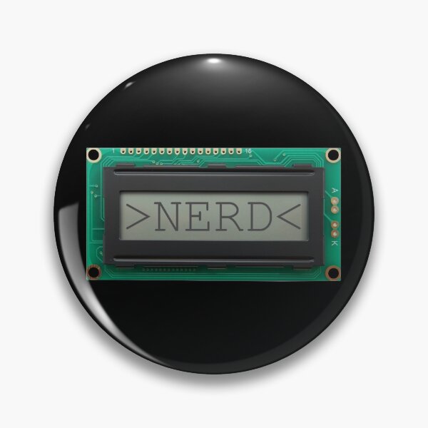 Item preview, Nerd on an LCD Screen designed and sold by EdgyDesignForU.