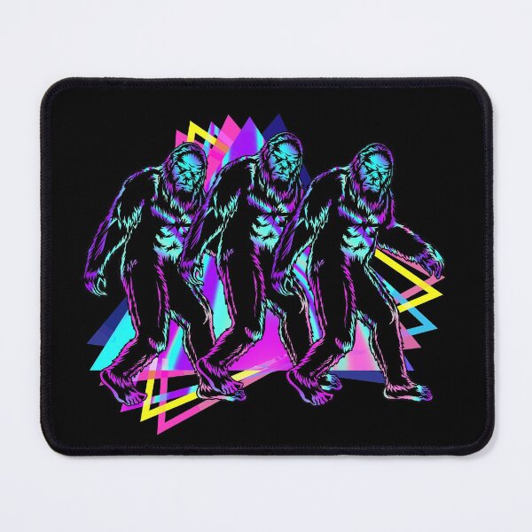 Item preview, Vaporwave Aesthetic Big Foot, 3 bigfoots designed and sold by funnytshirtemp.