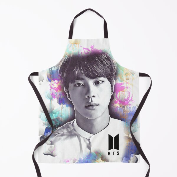 Item preview, BTS Jin colorful art designed and sold by Lajibolalaa.