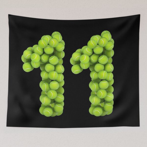 Item preview, Tennis Player Number 11 - Tennis Sports Eleven Game Set Match 11 designed and sold by elhefe.
