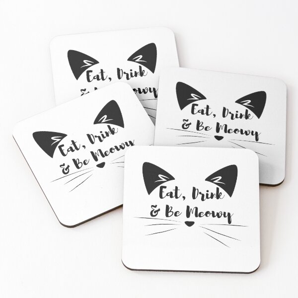 Item preview, Eat drink and be meowy Funny Cat Christmas  designed and sold by felric.