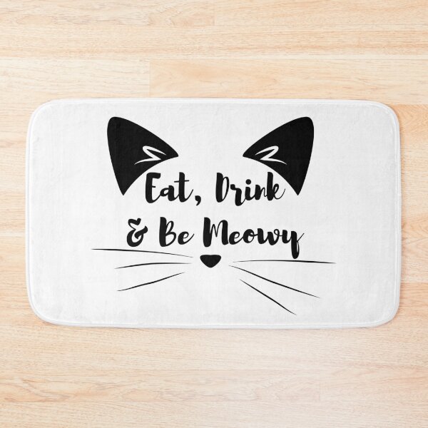 Item preview, Eat drink and be meowy Funny Cat Christmas  designed and sold by felric.