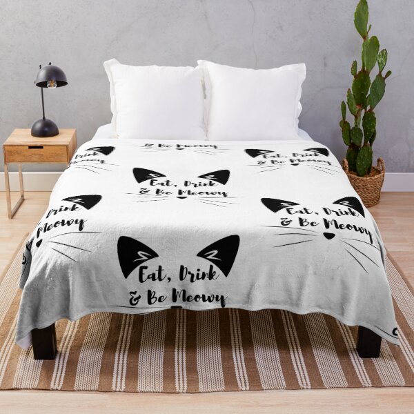 Item preview, Eat drink and be meowy Funny Cat Christmas  designed and sold by felric.