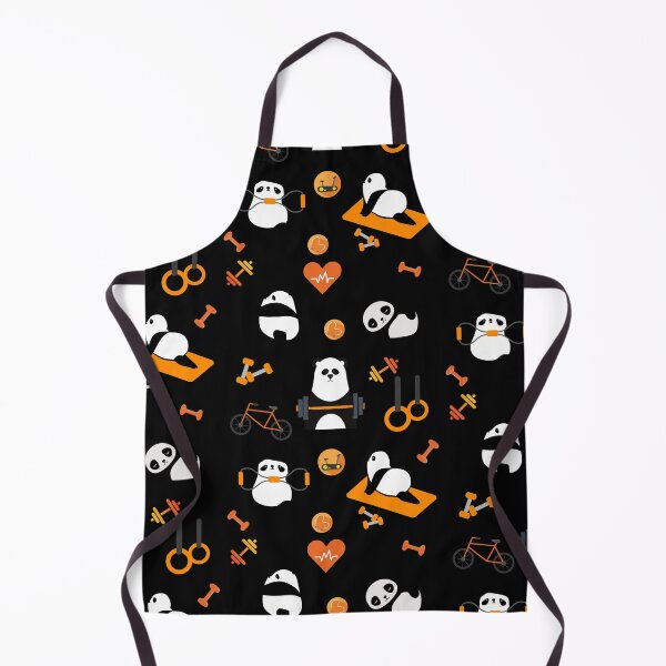 Item preview, panda working out designed and sold by RheaRealm.