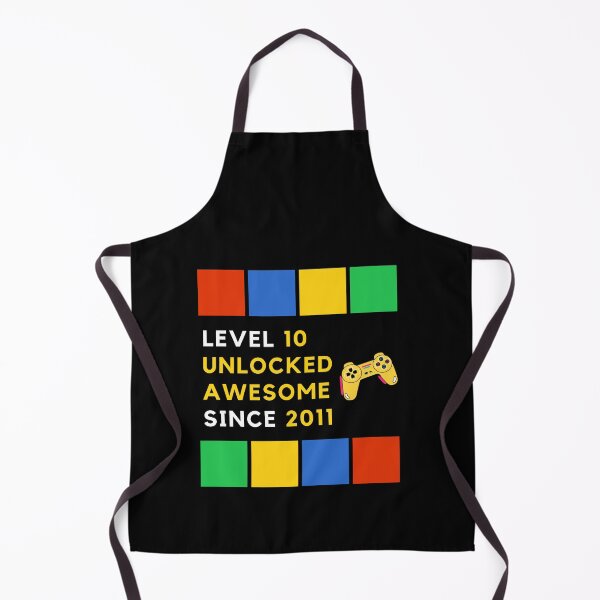 Item preview, Level 10 Unlocked Awesome Since 2011 10th Birthday Gamer designed and sold by Recti.