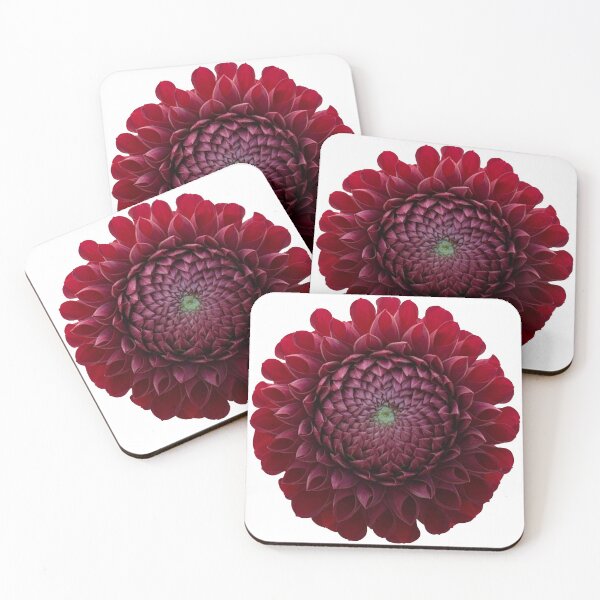Item preview, Red Dahlia Flower Still Life Floral Photography designed and sold by CottoVerdi.