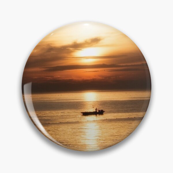 Item preview, Sunset with boat from a distance designed and sold by FindYouByZ.