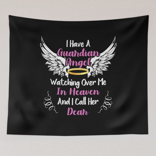 Item preview, I Have a Guardian Angel In Heaven I Call Her Dear Memorial designed and sold by Dressed For  Duty.