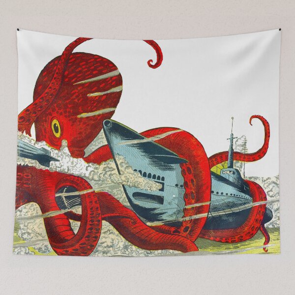 Item preview, Atomic Sub vintage comic book, Giant Octopus, Submarine, Ocean, Torpedo,  designed and sold by Nostrathomas66.