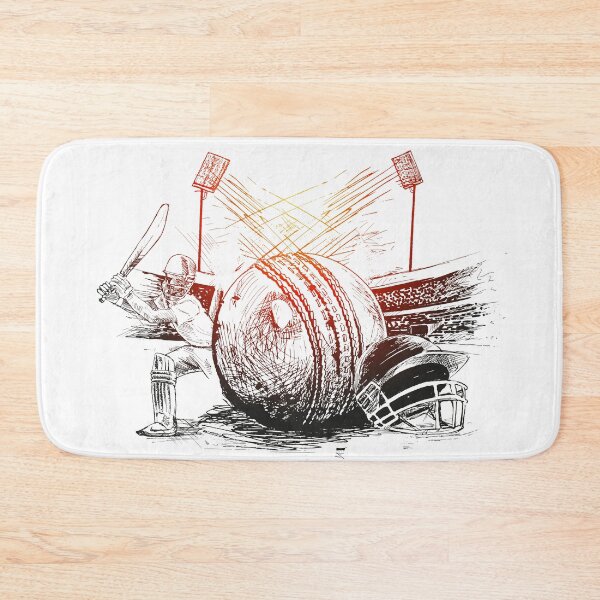 Item preview, Cricket Player Fashion Sports Art Drawing Cricket designed and sold by elhefe.