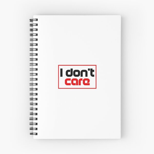 Item preview, I don't care, typography design designed and sold by Slavic1991.