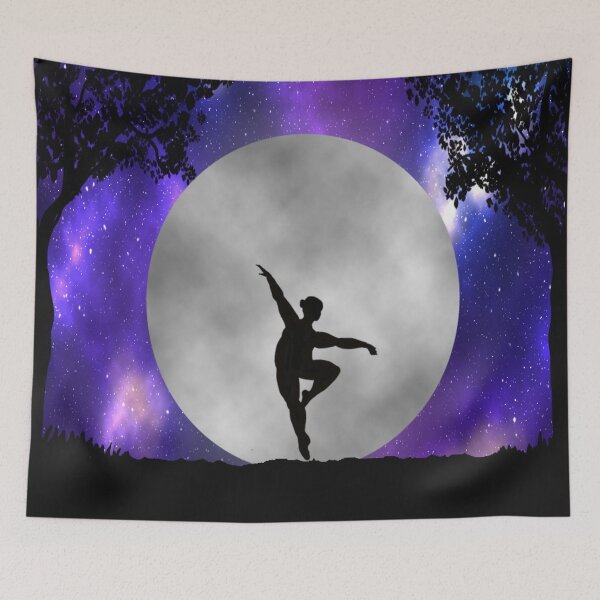 Item preview, PLus size ballerina full moon galaxy designed and sold by KyttsyKrafts.