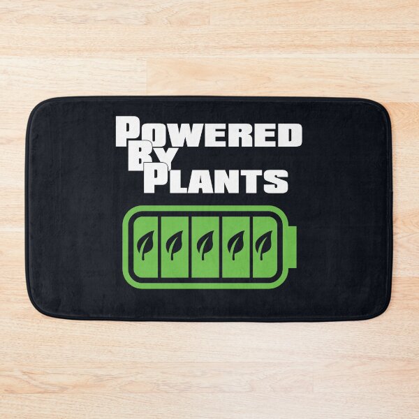 Item preview, Powered by Plants Funny Vegan Design designed and sold by TrndSttr.