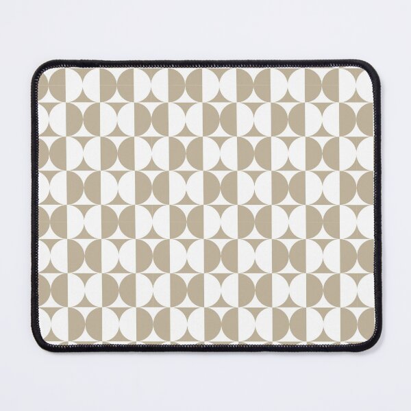 Item preview, Retro Mondrian Grey Circle - Geometric Pattern designed and sold by SLGA-Designs.