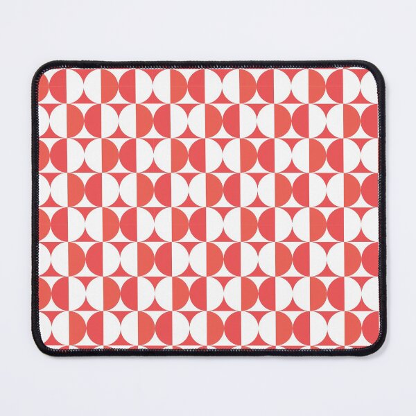 Item preview, Retro Mondrian Red Circle - Geometric Pattern designed and sold by SLGA-Designs.