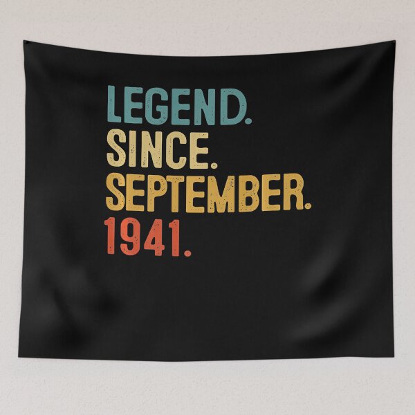 Item preview, 80th Birthday 80 Year Old Legend Since September 1941 designed and sold by AlbaATN.