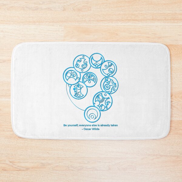 Item preview, Circular Gallifreyan - Be yourself; everyone else is taken - Oscar Wilde designed and sold by nonny.