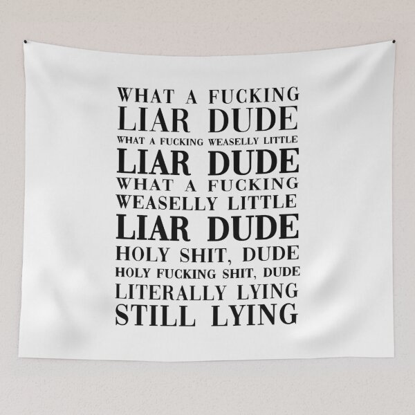 Item preview, Cute Hasan Piker What Liar Dude Sign Typography designed and sold by Tami Makayla.