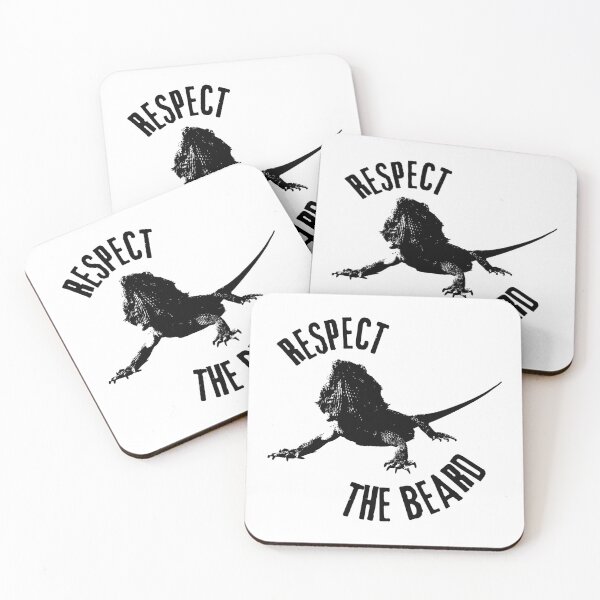 Item preview, Respect The Beard - Bearded Dragon - Cool Reptile Pet designed and sold by DesignByLeo.