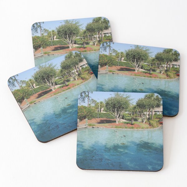 Item preview, Water pond with ducks designed and sold by FindYouByZ.