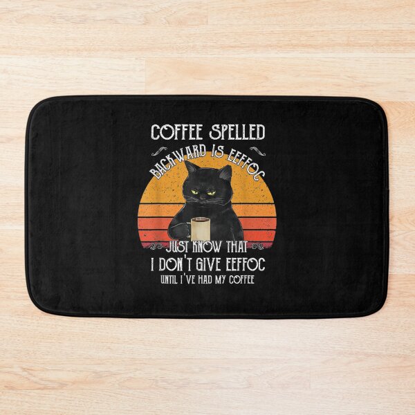 Item preview,  Black Coffee Spelled Backwards Eeffoc designed and sold by rubysheila.
