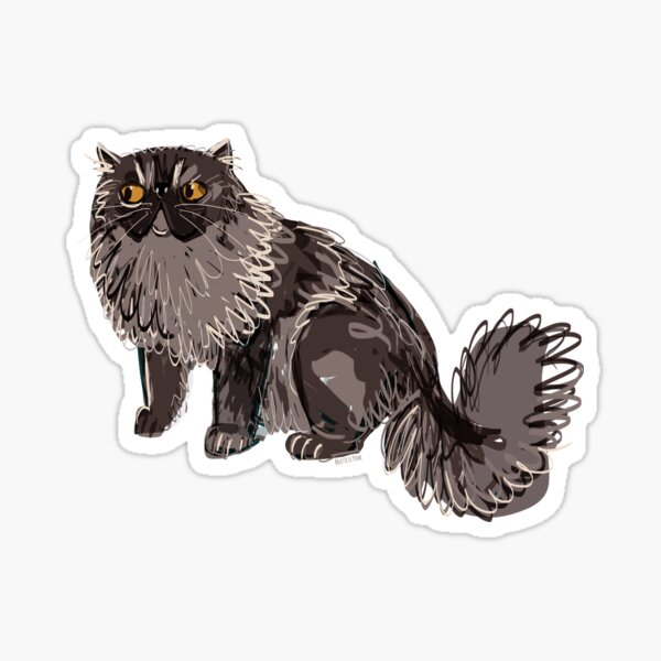 Cats a lot the Cat Clan in Pinky Pink Sticker