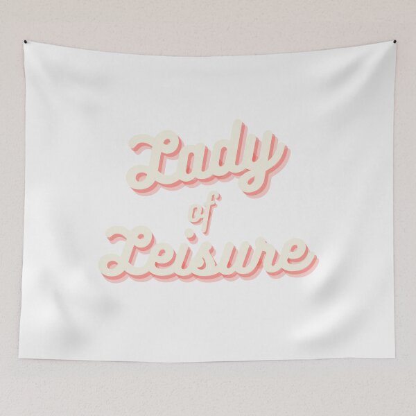 Item preview, Lady of Leisure Typography designed and sold by KathleenCasey.