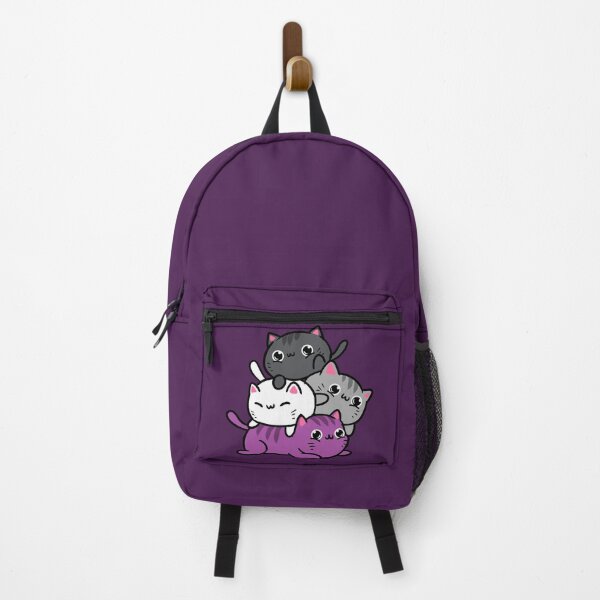 Item preview, Kawaii Cat Pile Asexual Pride designed and sold by queerappear.