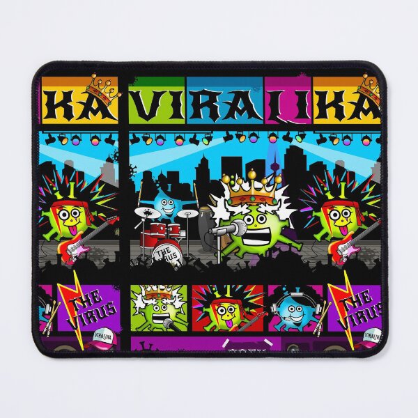 Item preview, Comic design of Viralika, the trendy rock band, giving a concert designed and sold by simonsitos.