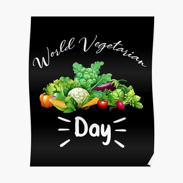 World Vegan Day Posters Redbubble