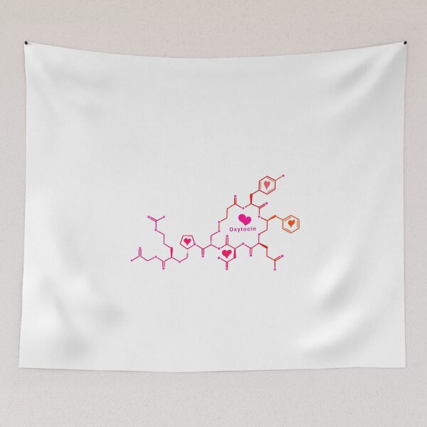Item preview, Chemical structure of oxytocin hormone of love designed and sold by Nadey.