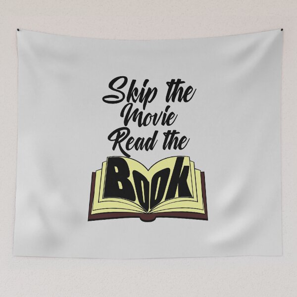 Item preview, Gift for Book Lovers – Skip the Movie Read the Book designed and sold by TrndSttr.