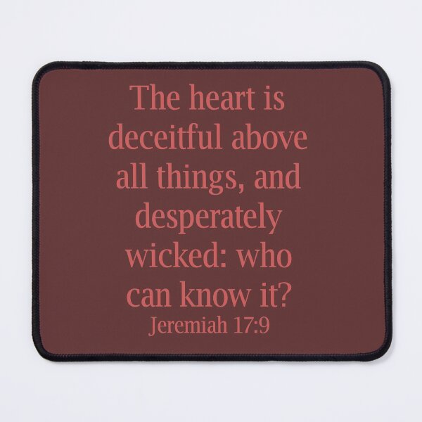 Item preview, Bible verse, Jeremiah 17:9 designed and sold by EverLife.