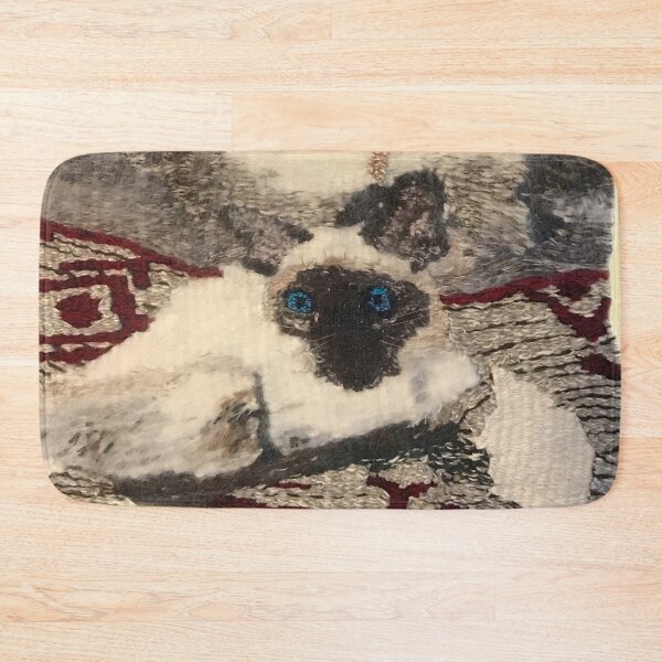 Item preview, Siamese Cats an original woven tapestry by Cjscrafts designed and sold by CJSCRAFTS.