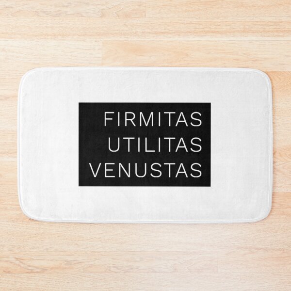 Item preview, Firmitas, Utilitas, Venustas Vitruvius - Architecture designed and sold by SLGA-Designs.