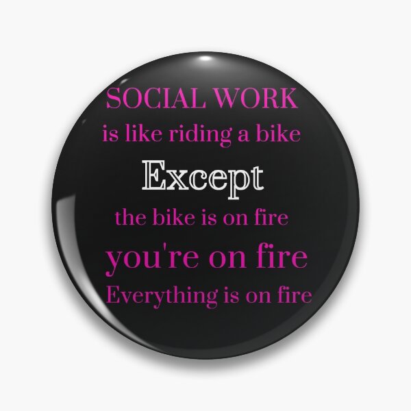 Item preview, SARCASTIC SOCIAL WORKERS PHRASE BLACK AND PINK designed and sold by DoloresAlaire.