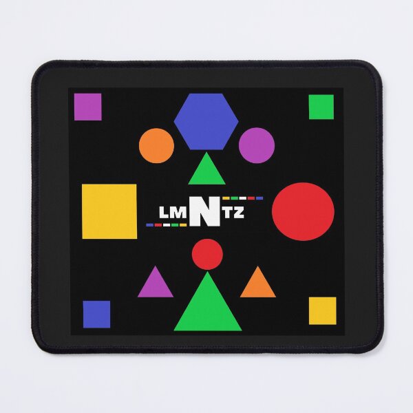 Item preview, LMNTZ: Black with Multi Shapes and Colors designed and sold by TheSignsofSOIL.