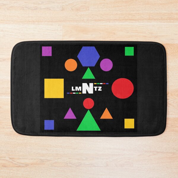 Item preview, LMNTZ: Black with Multi Shapes and Colors designed and sold by TheSignsofSOIL.
