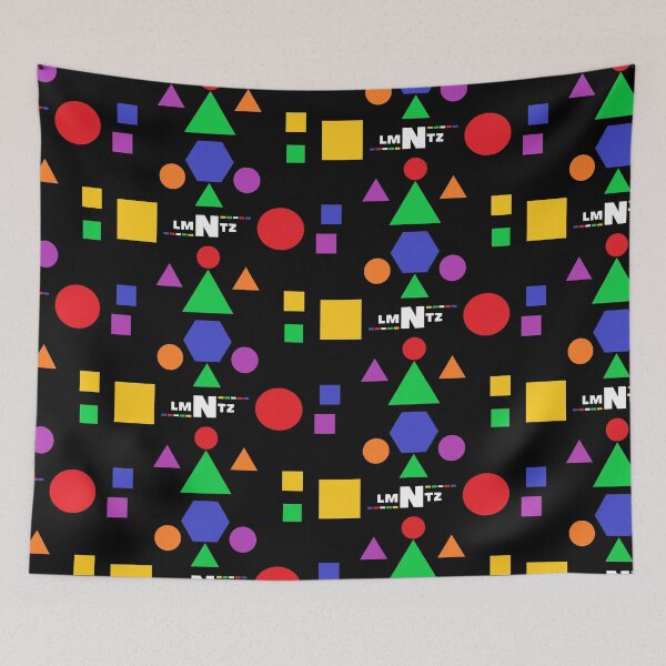 Item preview, LMNTZ: Black with Multi Shapes and Colors designed and sold by TheSignsofSOIL.