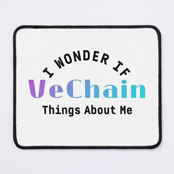 Item preview, I Wonder If VeChain Thinks About Me Gift For Men, Women and VeChain Crypto HODL designed and sold by Unicorny-Design.