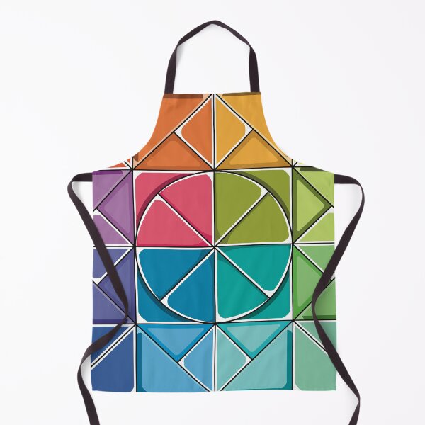 Item preview, play colors stylized circle squares designed and sold by chineiyuu.