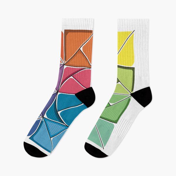 Item preview, play colors stylized circle squares designed and sold by chineiyuu.